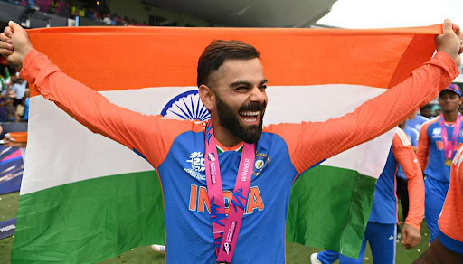 भारतीय क्रिकेट टीम के पूर्व कप्तान विराट कोहली ने भारत के 79वें स्वतंत्रता दिवस के अवसर पर एक भावुक पोस्ट शेयर किया। इस पोस्ट में कोहली ने भारतीय होने पर गर्व व्यक्त करते हुए देश के वीर जवानों और स्वतंत्रता संग्राम के शहीदों को नमन किया। Virat Kohli Independence Day, Virat Kohli Emotional Post, Virat Kohli Tribute to Heroes, Virat Kohli 79th Independence Day, Virat Kohli Cricket News, Virat Kohli Retirement, Indian Cricket Team, Freedom Fighters Tribute, Virat Kohli Social Media Post, Independence Day Message