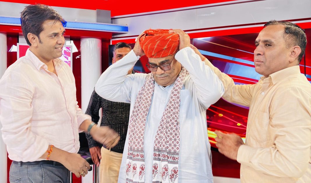 IMG_4789 शिक्षा मंत्री मदन दिलावर लोकमत राजस्थान स्टूडियो पहुंचे — शिक्षा में नवाचार और बदलाव पर रखे विचार