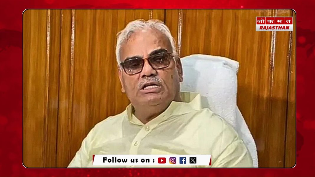 शिक्षा एवं पंचायती राज मंत्री मदन दिलावर